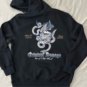 Criminal Damage Black Hoodie - XL